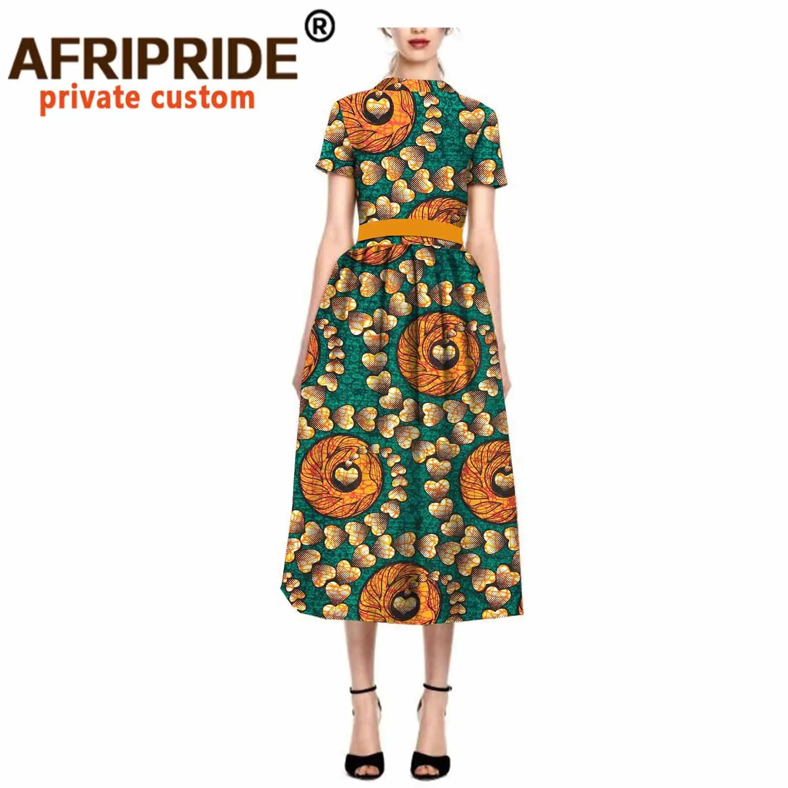 Новинка 2020 оригинальные африканские платья для женщин платье средней длины с