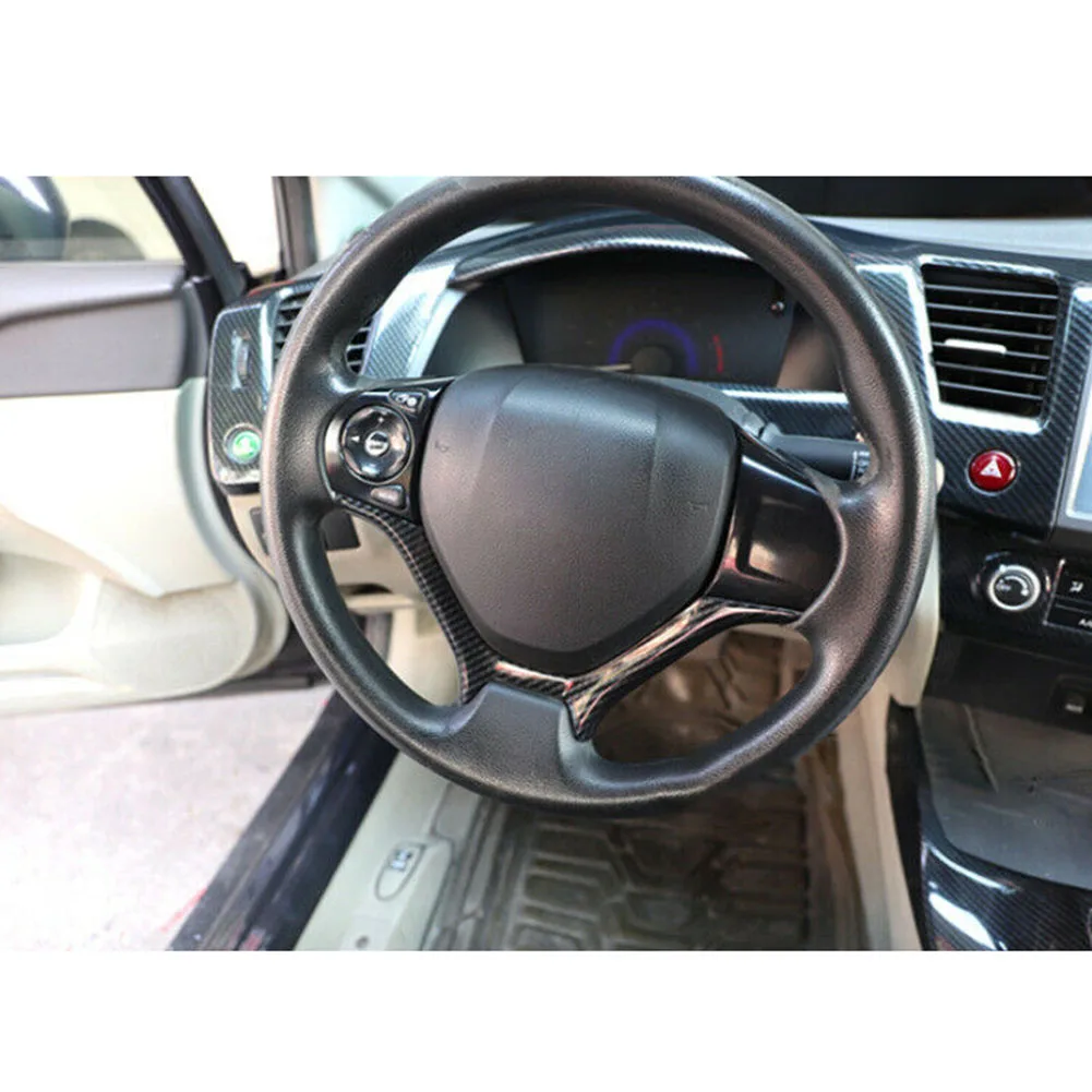 

Чехол на руль из углеродного волокна, для HONDA Civic 9 2012-2015