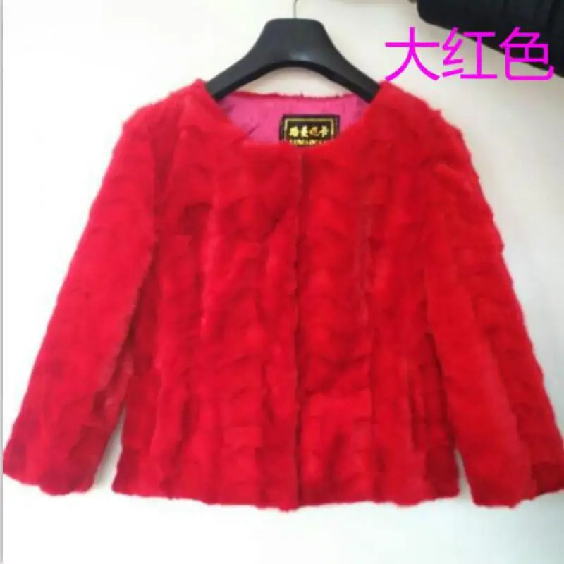 

Mink coat 2020 new real fur coat, real fur coat, short female coat, winter warm leather jacket Fur Woman Coat