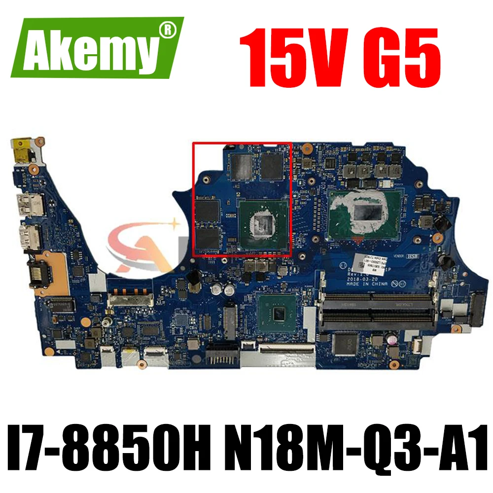 

Для ноутбука HP Zbook 15V G5, материнская плата L25093-001 DPF52 L25093-601 DDR4 SR3YZ LA-F851P 100% протестирована