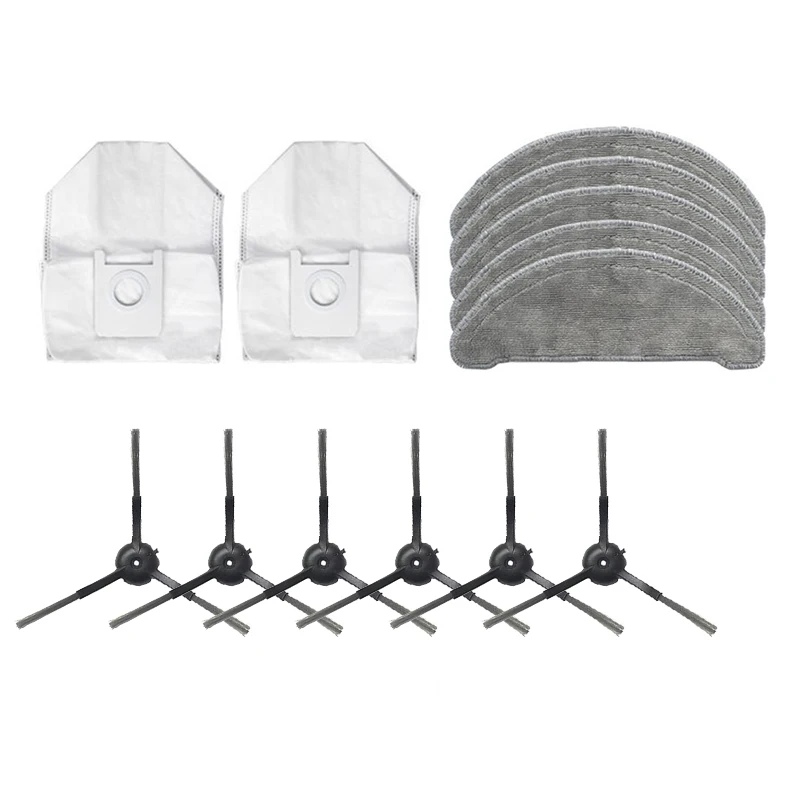 

for ROIDMI EVE Plus Vacuum Cleaner Mop Cloth Side Brush Large-Capacity Dust Bag Replacement Accessories Parts