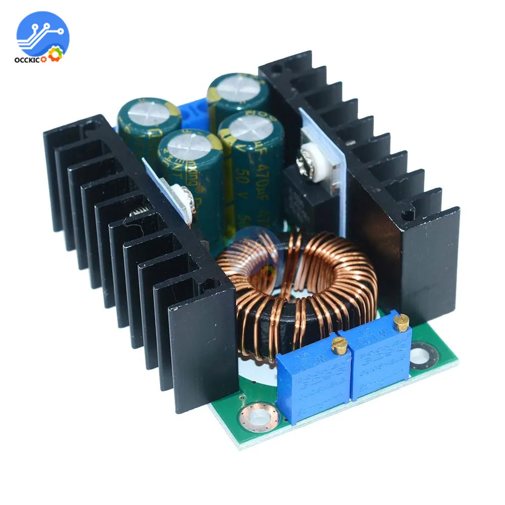 XL4016 Max 9A 300W DC понижающий модуль 5 40 В до 1 2 35V регулируемый постоянный ток