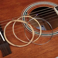6 pcs set acoustic flok guitar string 012 053 inch steel core phosphor bronze color alloy with proprietary anti rust coat