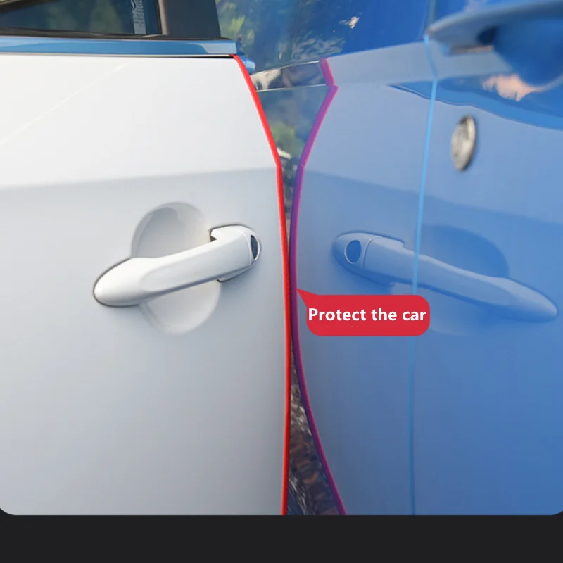 

5M Car Door Edge Scratch Protector Strip Guard Trim Auto Door Anti Collision Strip with Steel Car-styling Car Decoration