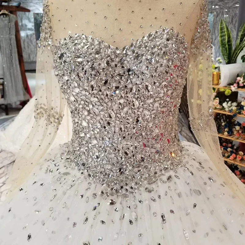 LSS029 свадебные платья с блесткамитяжелое кристаллическое красивейшее платье
