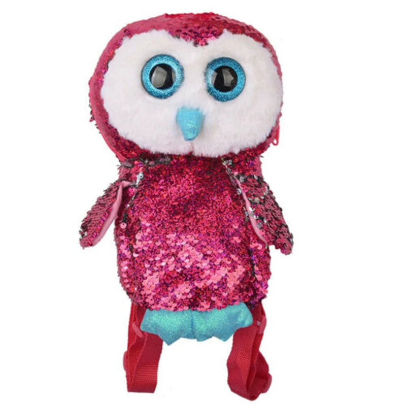 Совой из блесток с рождественскими конфетами Подарочный пакет для хранения