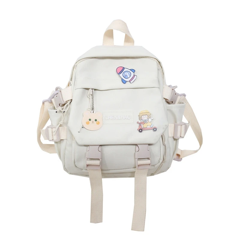 

Women's Backpack Girls School Bag Waterproof Nylon Fashion Japanese Casual Young Girl's Bag Female Mini