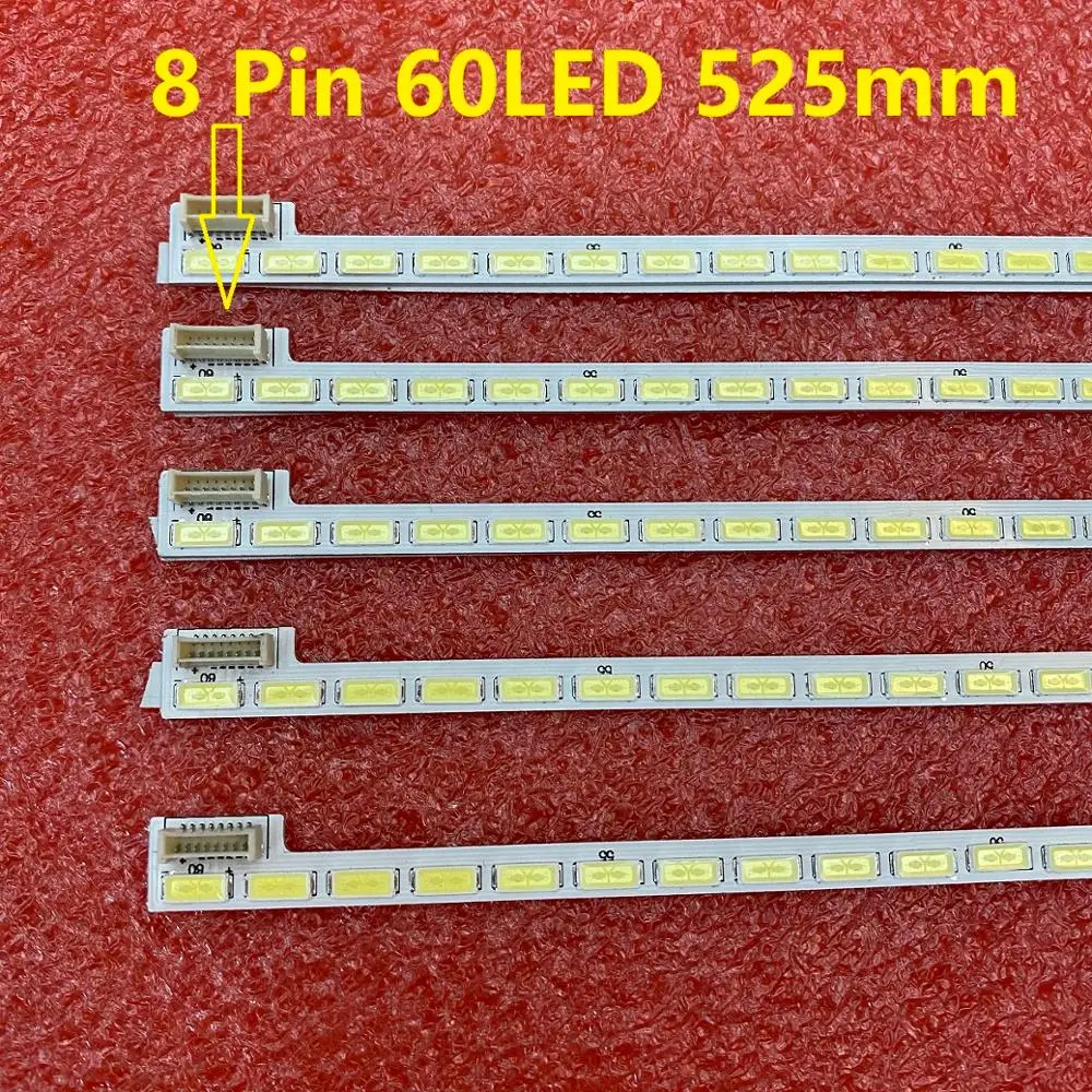 

New 5 PCS/lot 60LED LED Backlight strip bar for LG 42LS5600 42LS560T 42LS570S 42LS575S T420HVN01.0 Innotek 42Inch 7030PKG 60ea