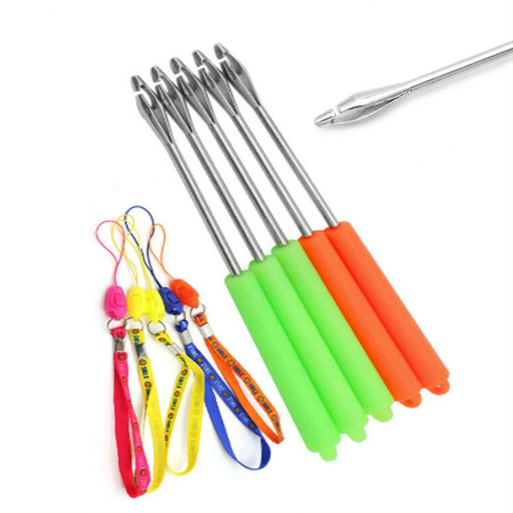 

Rapid Long Handle Extractor Useful Detacher Safe Portable Disgorger Stainless Steel Professional Hand Tool Fishing Hook Remover