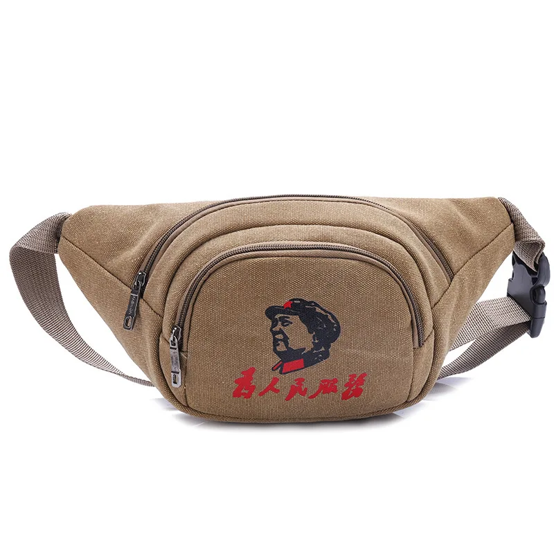 Canvas Casual Men Waist Packs Fanny Bag Multifunctional Hip Bum Chest Belly Back Bag With Adjustable Belt Strap Crossbody Bags