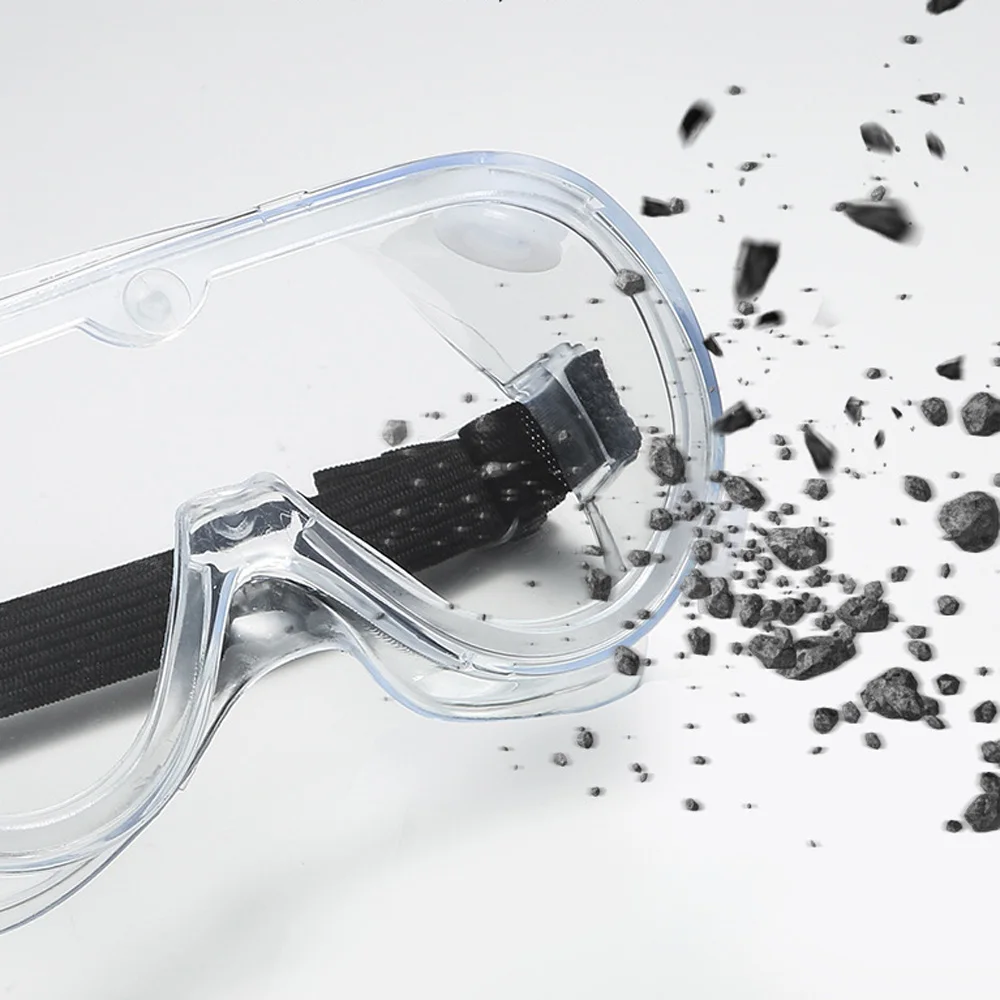 

Transparent Ski Dust-proof Anti-fog Goggles Wind Sand Droplets can Wear Myopia Glasses Fully Enclosed Protective Goggles