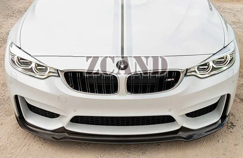Передний спойлер из настоящего углеродного волокна для BMW F80 M3 F82 F83 M4 2014UP |