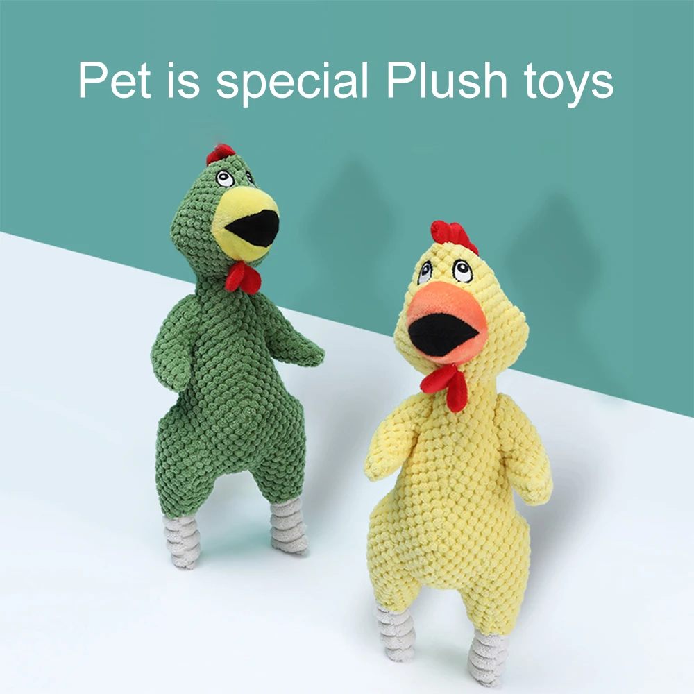 

New Pet Dog Interactive Toys Plush Toys Pineapple Wool Screaming Chickens Chihuahua/Yorkshire/Bulldog/Pug/Corgi Small Dog Toy