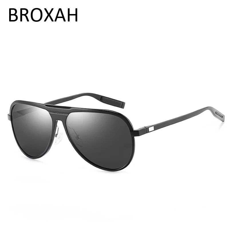 Мужские солнцезащитные очки для вождения круглые поляризационные в стиле ретро