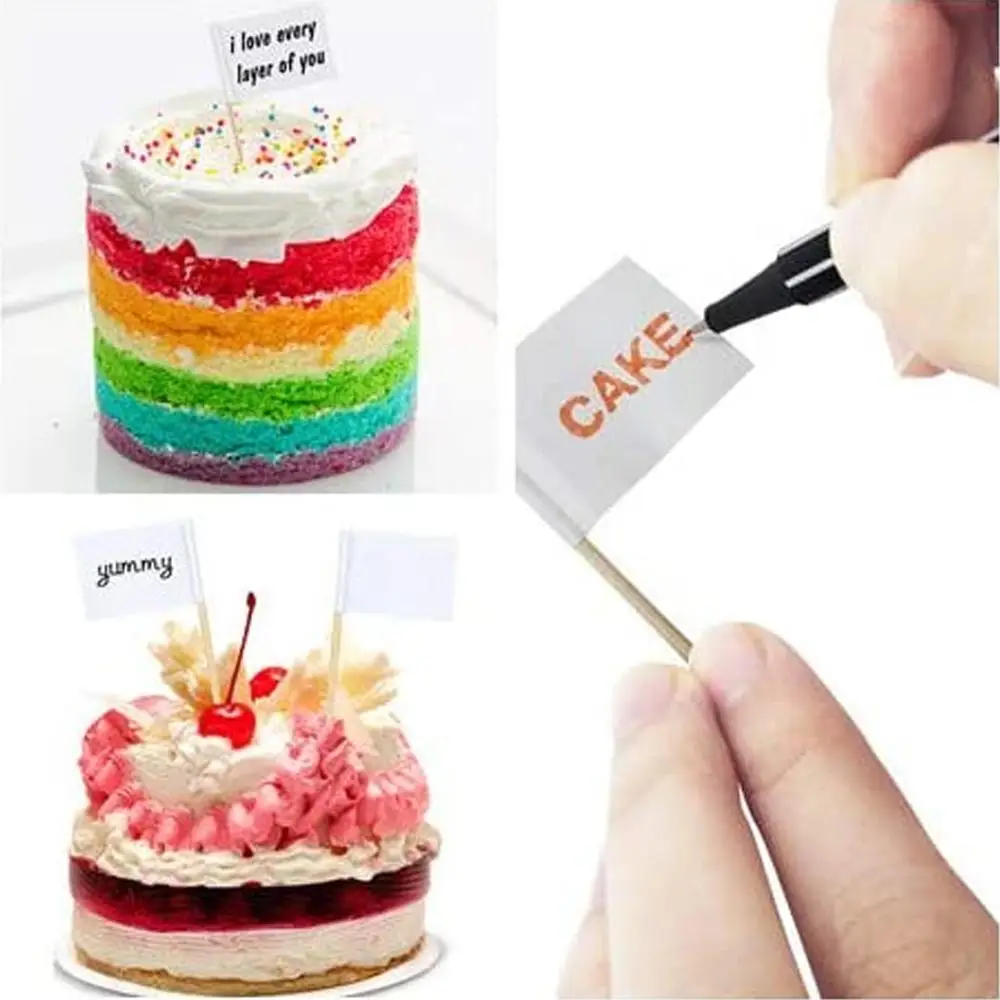 Национальный флаг зубочисток без рисунка 100 шт. белый используется для небольших