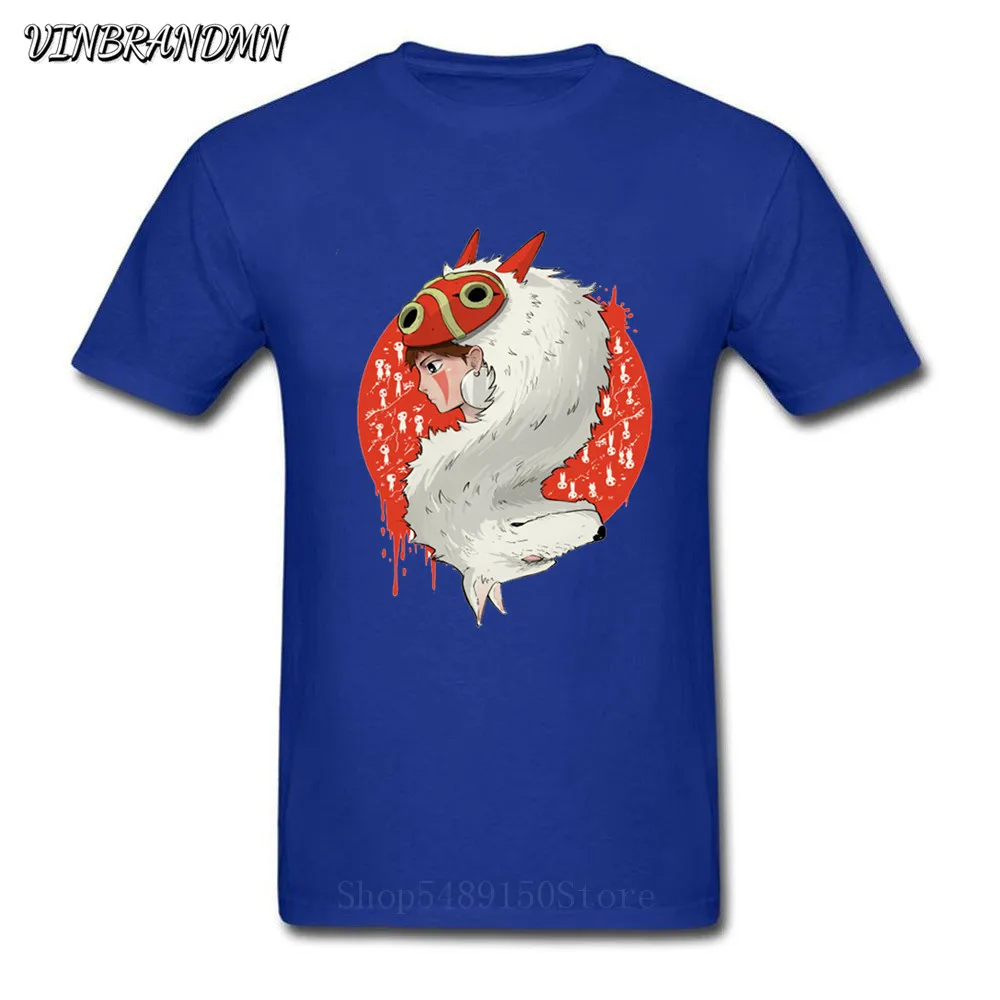 Футболка мужская летняя в японском стиле дизайнерская рубашка с принтом волка