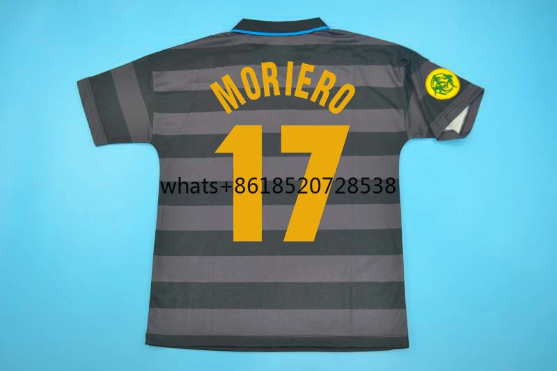 

kanu Back poster 1997/98 ronaldo djorkaeff simeone moriero recoba zamorano zanetti classic vintage jerseys cycling shirts