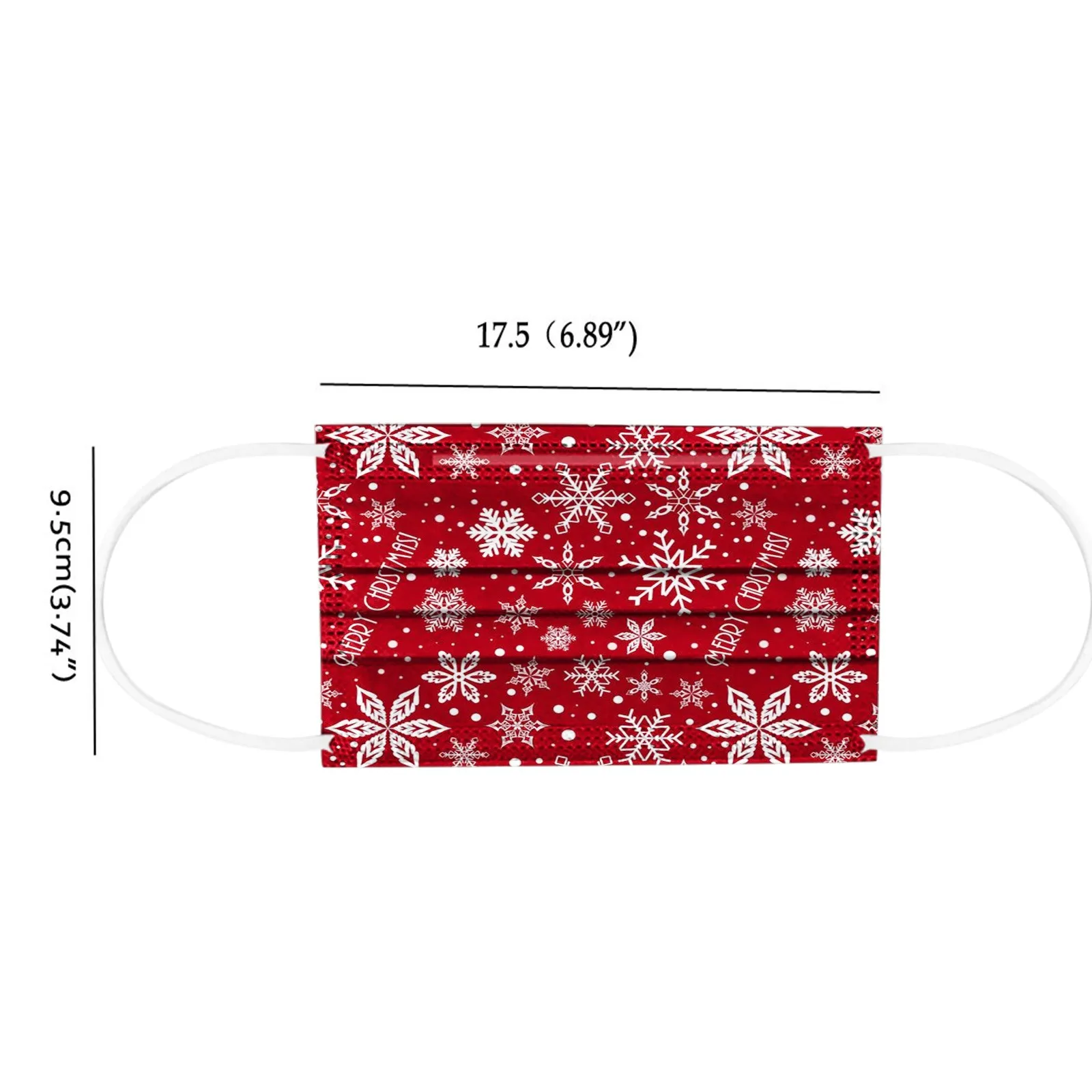

Adult Christmas Half Face Lip Mouth Cover Print Funny mascarilla Disposable Face Mouth Cover Maschere Cap 212