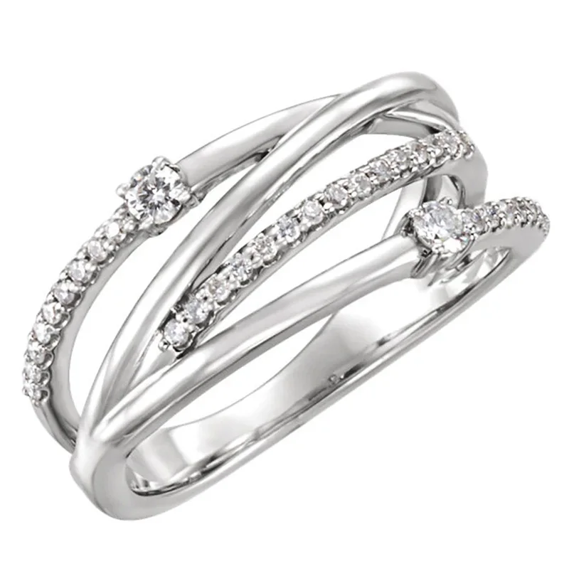 Huitan роскошное ослепительное микро проложенное CZ камень нежное женское кольцо