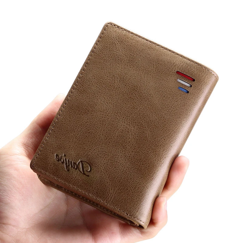 Новые мужские кошельки из натуральной кожи мужской кошелек многофункциональный