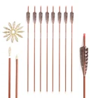 612 шт. 32 дюйма древесная кожа карбоновые стрелы Позвоночник 400 500 550 600 с 5 