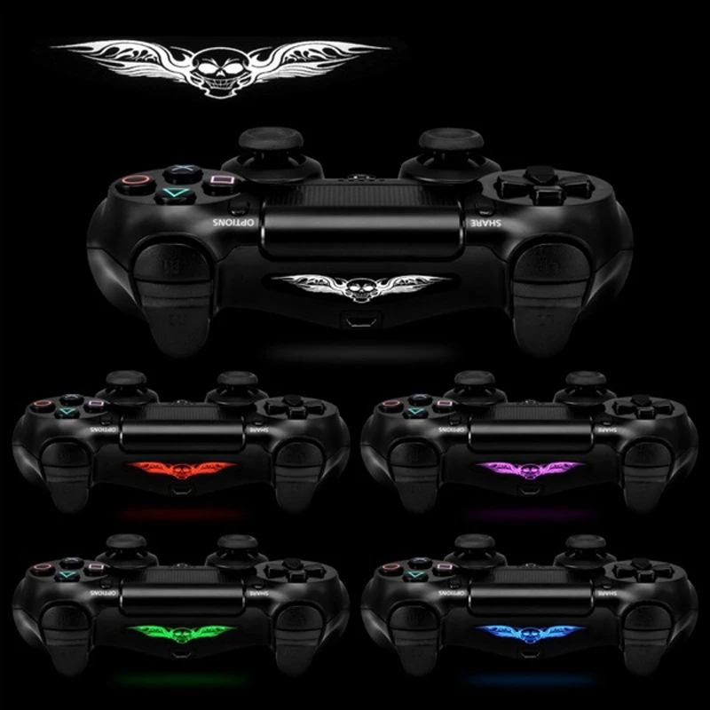 Светодиодная панель для Playstation 4 PS4 30 шт./лот наклейки игровой панели контроллер