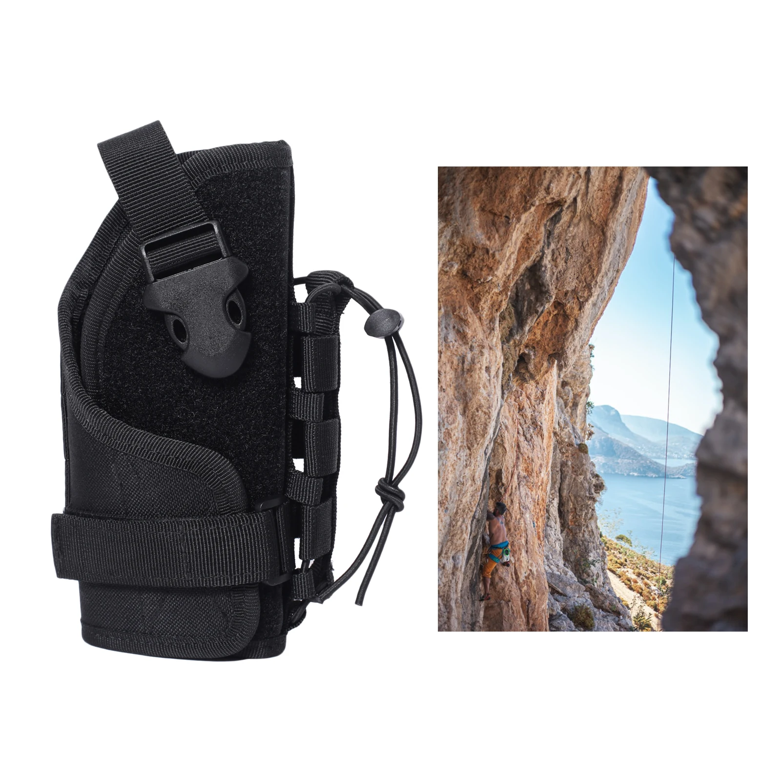 

Adjustable Leg Holster Nylon Tactical Holster w/ Magazine Pouch