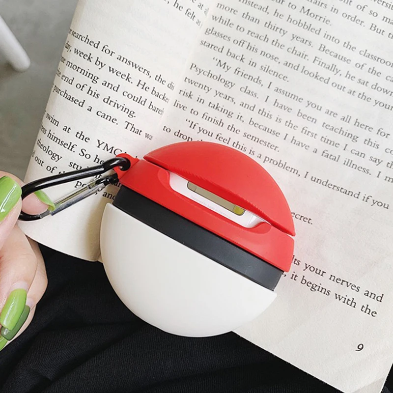 Прекрасный Pokemon Airpods Силикагель Чехол для Apple Bluetooth-гарнитура Зарядка Box Новые аксессуары против падения пыли