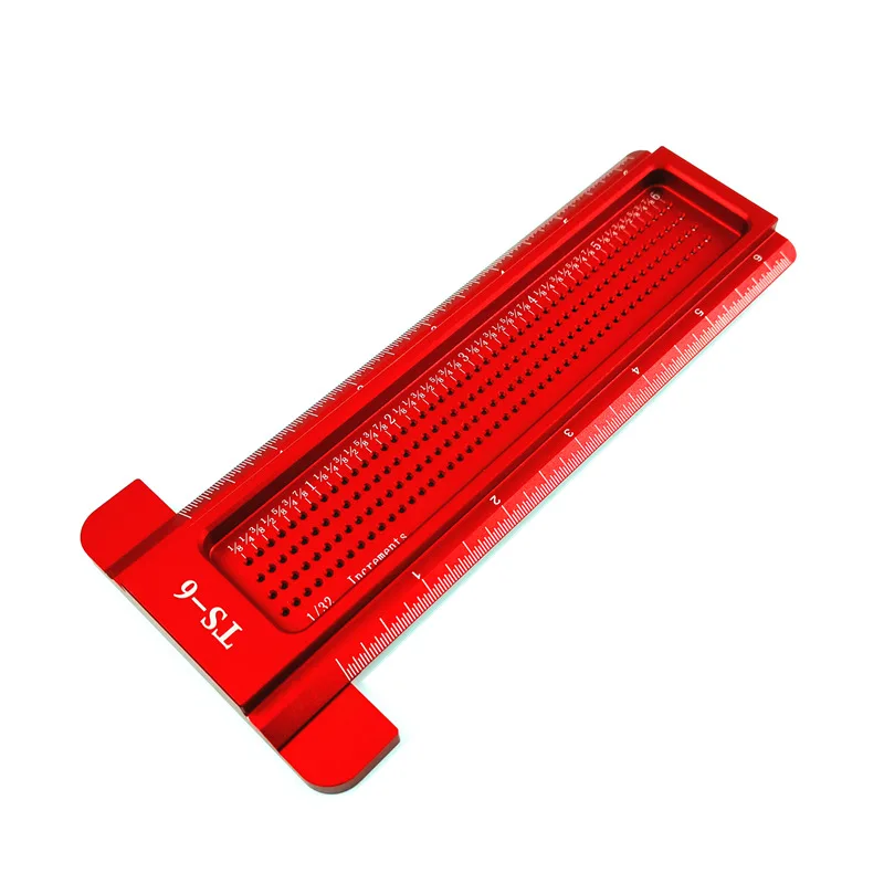 6/8 дюймов Алюминий масштабная линейка для пальцев искусственные бриллианты Т