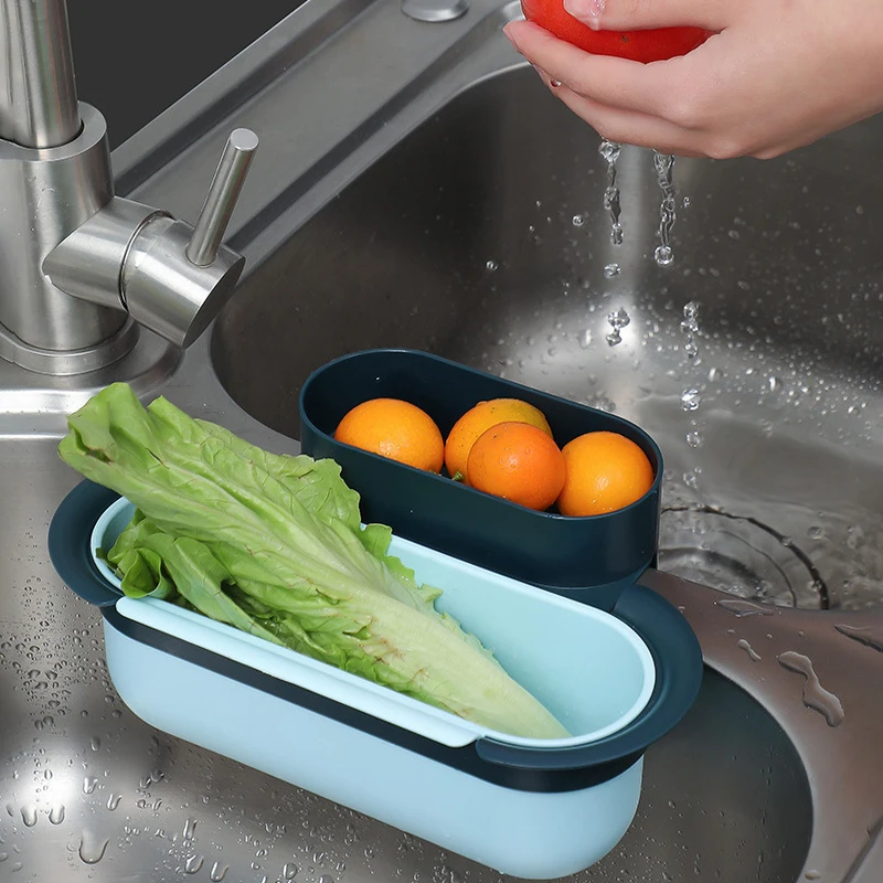 Бытовой прямоугольный фильтр для раковины держатель губки стеллаж хранения