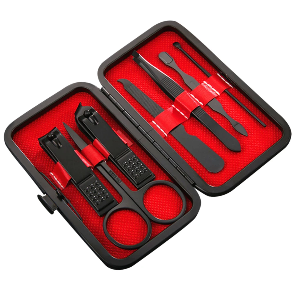 7 шт./компл. маникюрные машинки для ногтей из нержавеющей стали набор гигиены