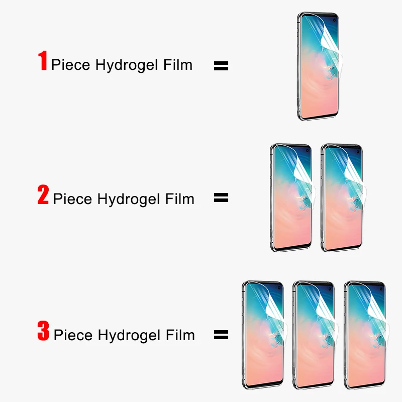 500D Защитная Гидрогелевая пленка для Samsung Galaxy S10 Lite E S8 S9 PLus S7 Edge Note 8 9 10 Pro защита