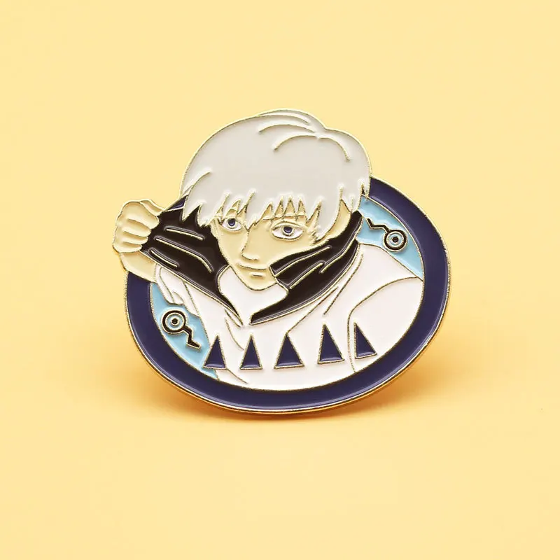 

XM-funny Cartoon anime brooch creative metal badge anime brooch