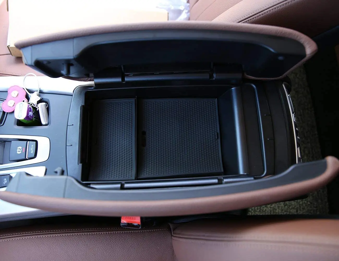 Подлокотник для хранения телефона лоток перчаток с ковриком логотип аксессуары