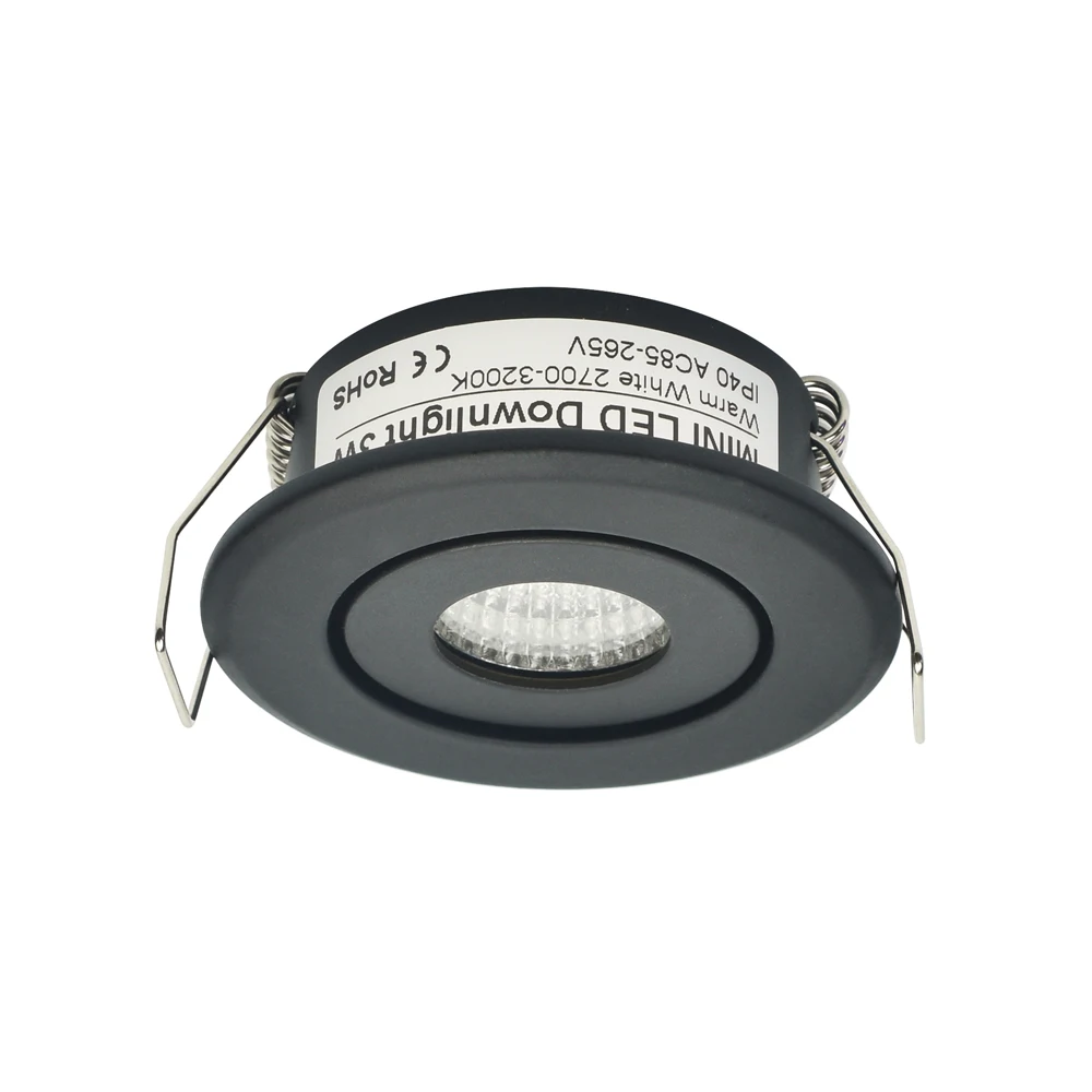 4pcs Mini Cabinet Spot LED 1W COB 3W with drivers hardwired