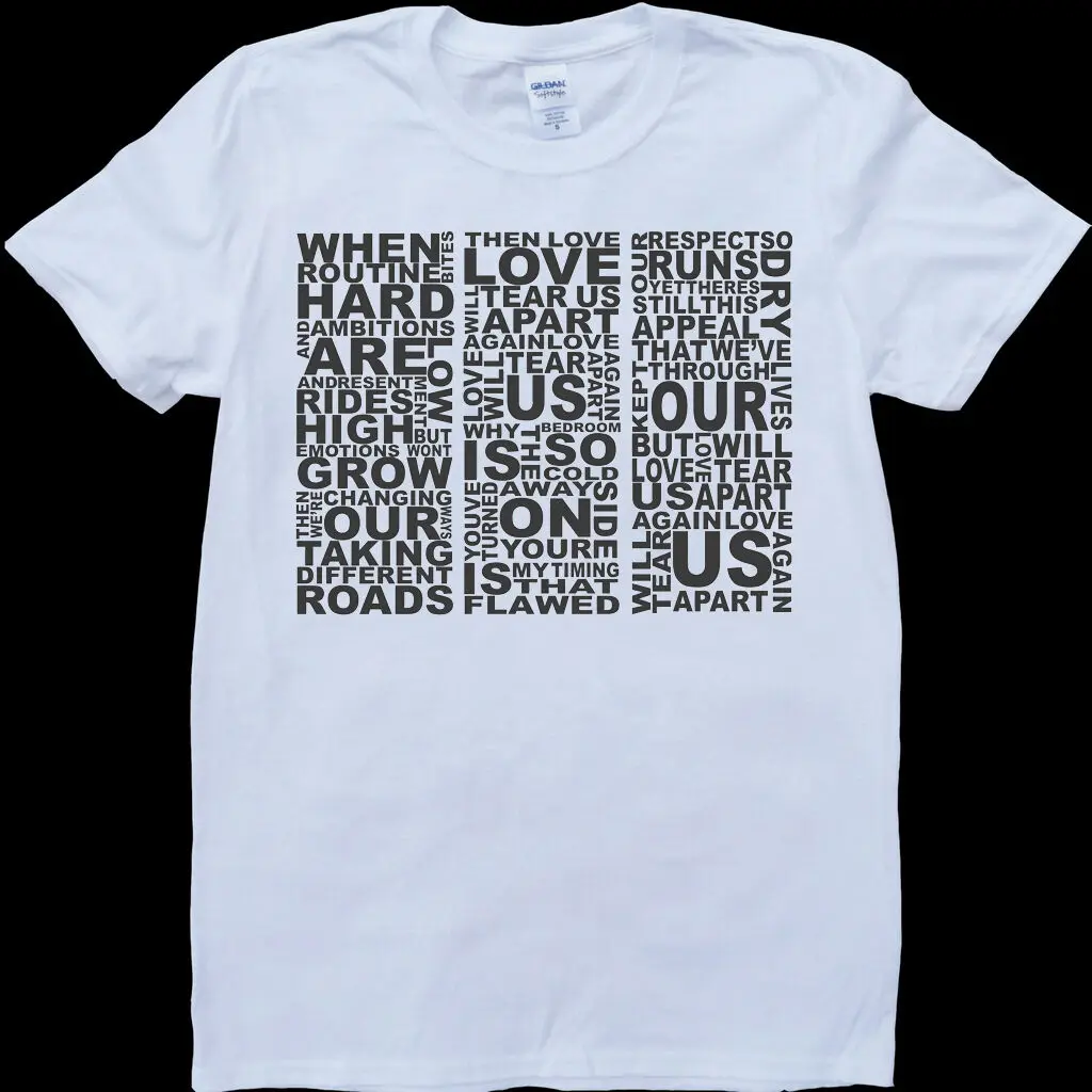 Joy Division Love Will разорвет нас на части белая изготовленная заказ футболка модный