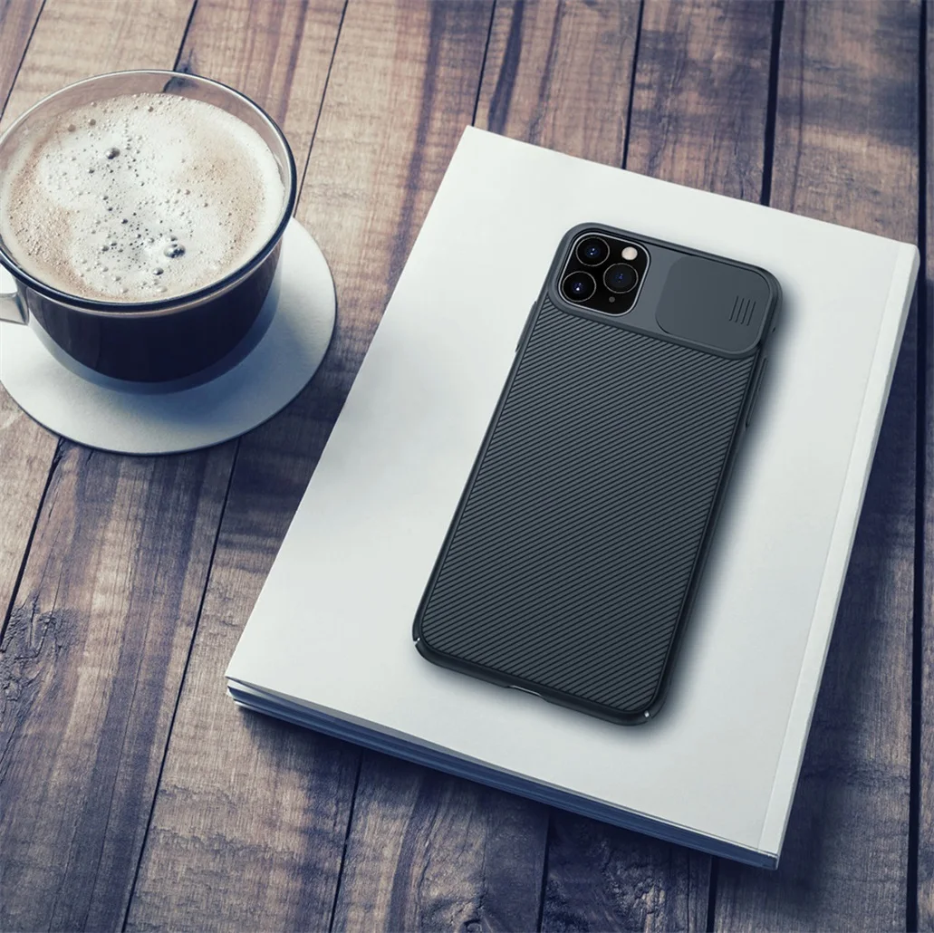 Для iPhone 11 11 Pro Max чехол NILLKIN CamShield чехол слайд-камера крышка защита конфиденциальности Классическая задняя крышка для iPhone11 Pro