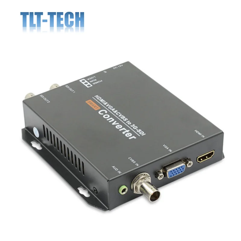1080P HDMI VGA CVBS to SD/HD/3G SDI Video Converter CVBS Signal PAL/NTSC HD-SDI up to 200m 3G-SDI up to 120m