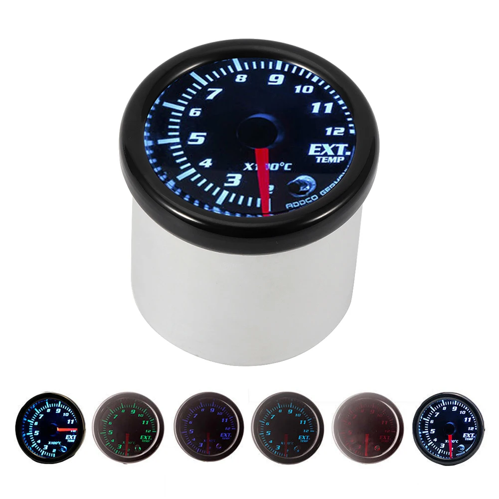 DC 12V LED Автомобильный датчик температуры выхлопных газов внешний измеритель