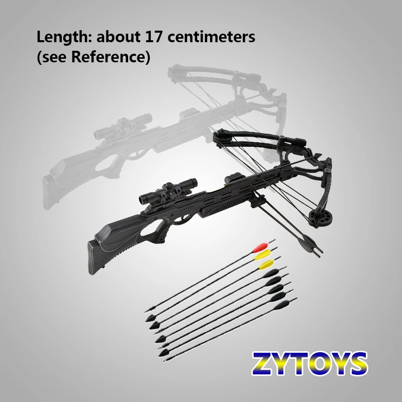 17 см ZYTOYS ZY15-24 1/6th масштабная пластиковая модель арбалета игрушечное оружие игрушка Giftfor 1" Коллекционная солдат фигурка героини" сделай сам"