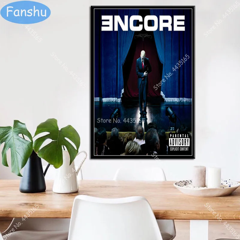 Постер Eminem The Marshall Mathers Rap Hip Hop Star настенная Картина на холсте постеры и принты для