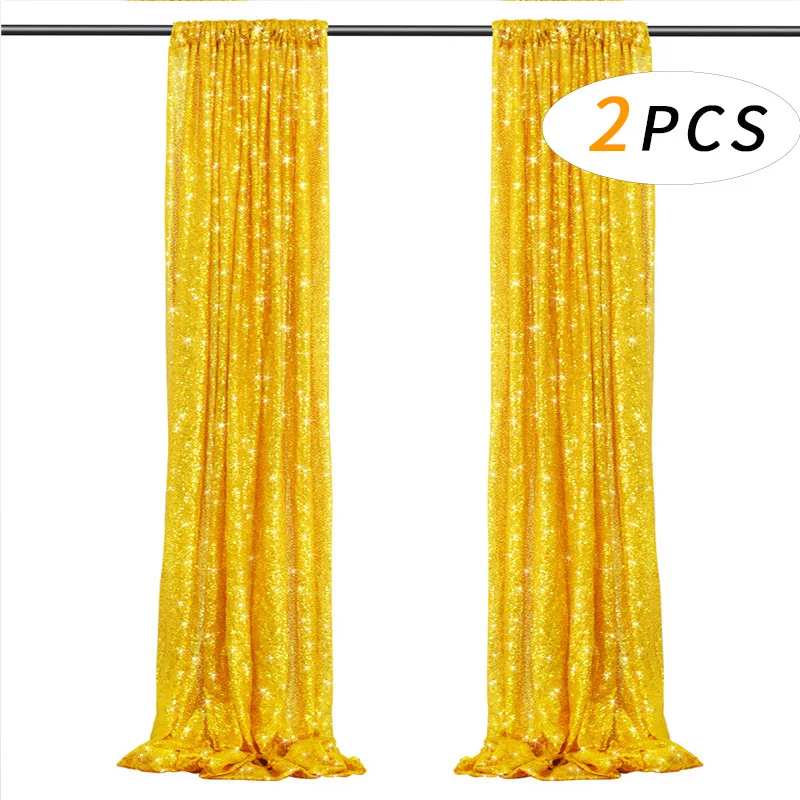 

Комплект из 2 предметов 2x8ft блесток Фон Шторы Свадебные Photo Booth свадебный фон для фотосъемки для рождественской вечеринки украшения