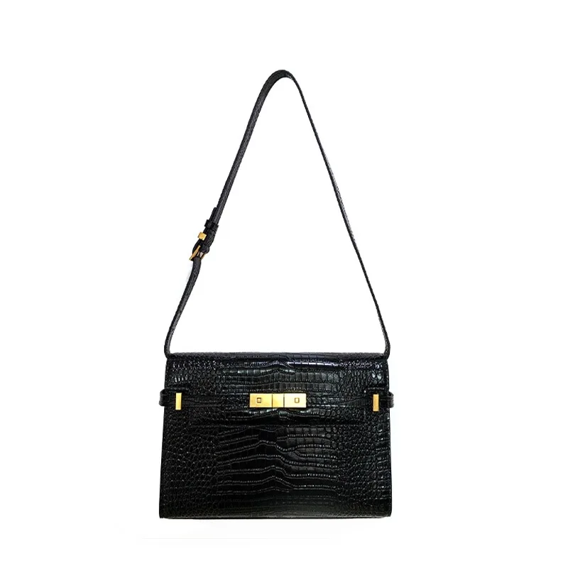 

Women Bag 2020 Genuine Leather Splicing Personality Fashion Designer Luxury New Handbags Crossbody Messenger Shoulder Bags