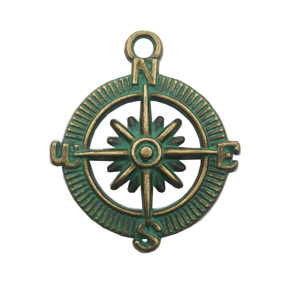 50 шт. принадлежности для рукоделия подвески в виде якоря под античную бронзу на
