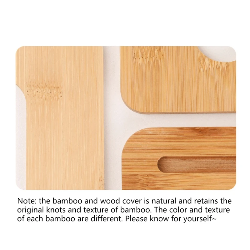 

Removable Plastic Tissue Box with Wooden Cover Remote Control Paper Holder Napkins Case Home Small Items Organizer Desk