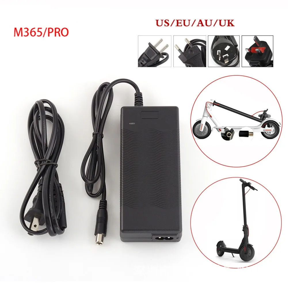 

100V-220V 42V 2A Electric Scooter Battery Charger For Xiao*mi M365/Pro NINEBOT ES1/2/3/4 With US/EU/AU/UK Optional Plug