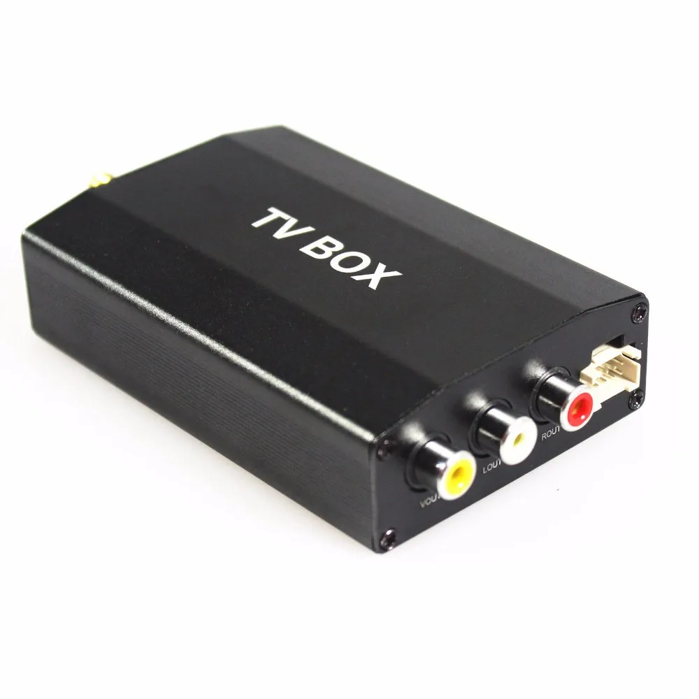 Автомобильный цифровой ТВ ресивер HD DVB T 3 канальный видеовыход двойной
