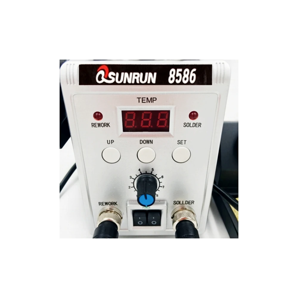 8586 SMD DGA паяльная станция 2 в 1 фена Электрический паяльник паяльная станция De паяльная станция 8586 BGASMD станция