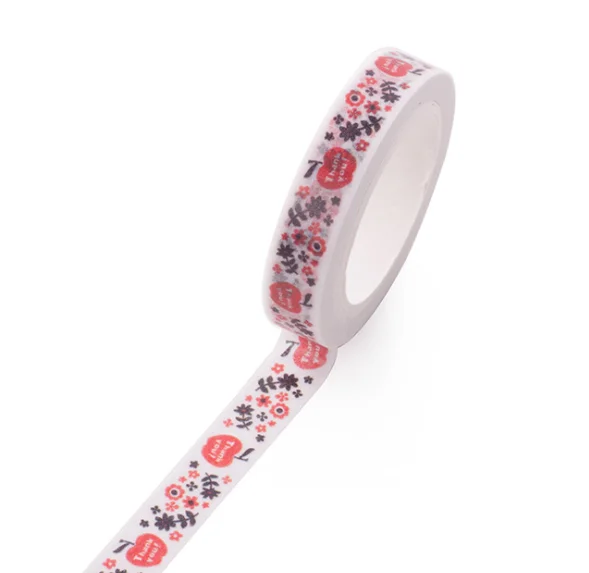 

8mmx7m happy fruit decorative washi masking tape(1piece)
