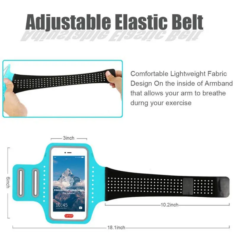 Сумка для бега с функцией распознавания отпечатков пальцев регулируемый